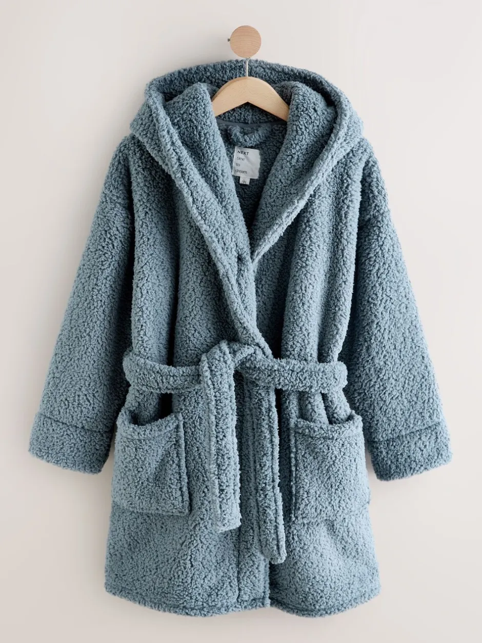 Badjassen*Next - Teddy badjas Blauw