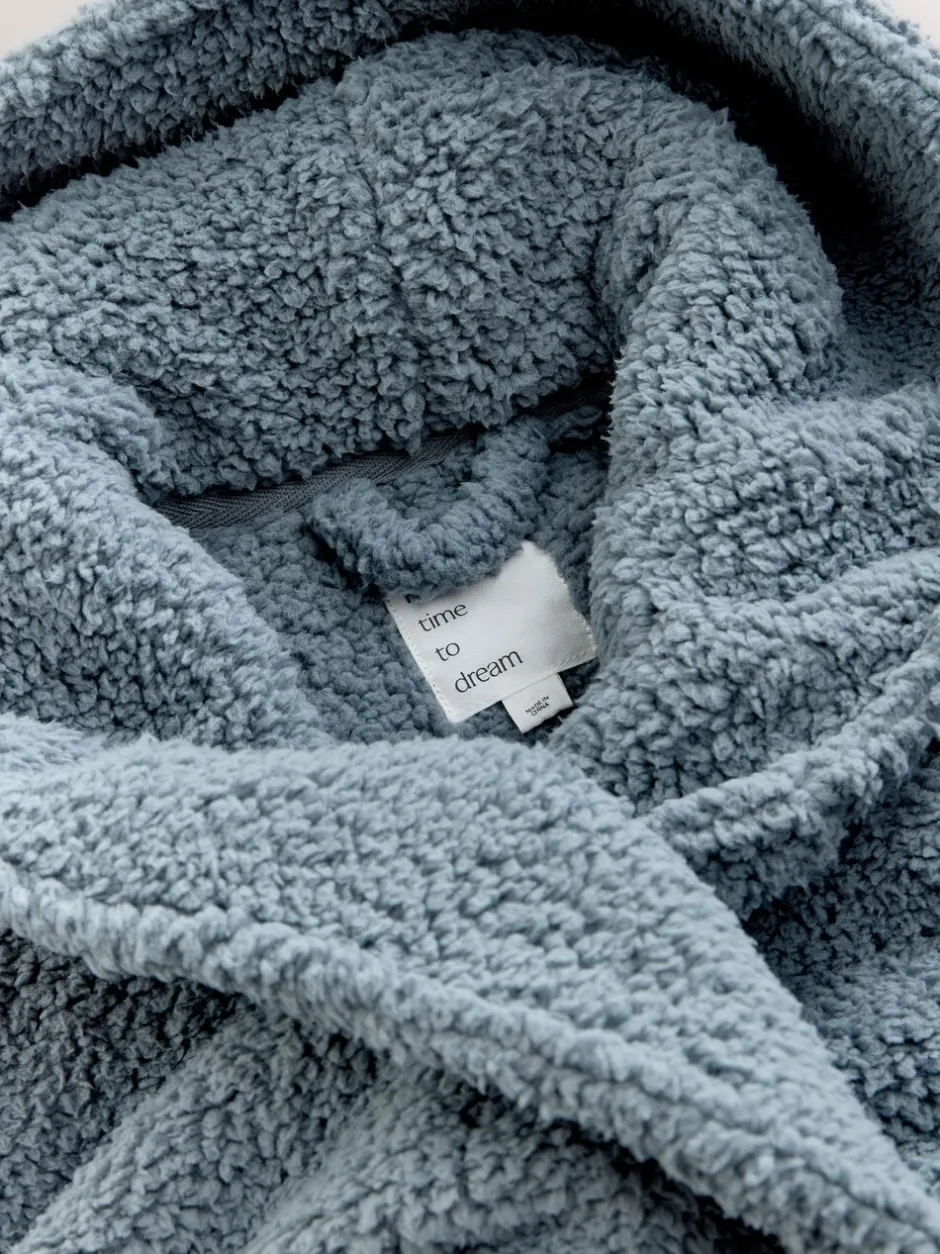 Badjassen*Next - Teddy badjas Blauw