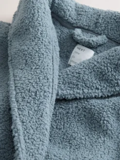 Badjassen|Next - Teddy badjas Blauw