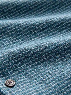 Shirts|Next - Textured Shacket Overshirt Blauw