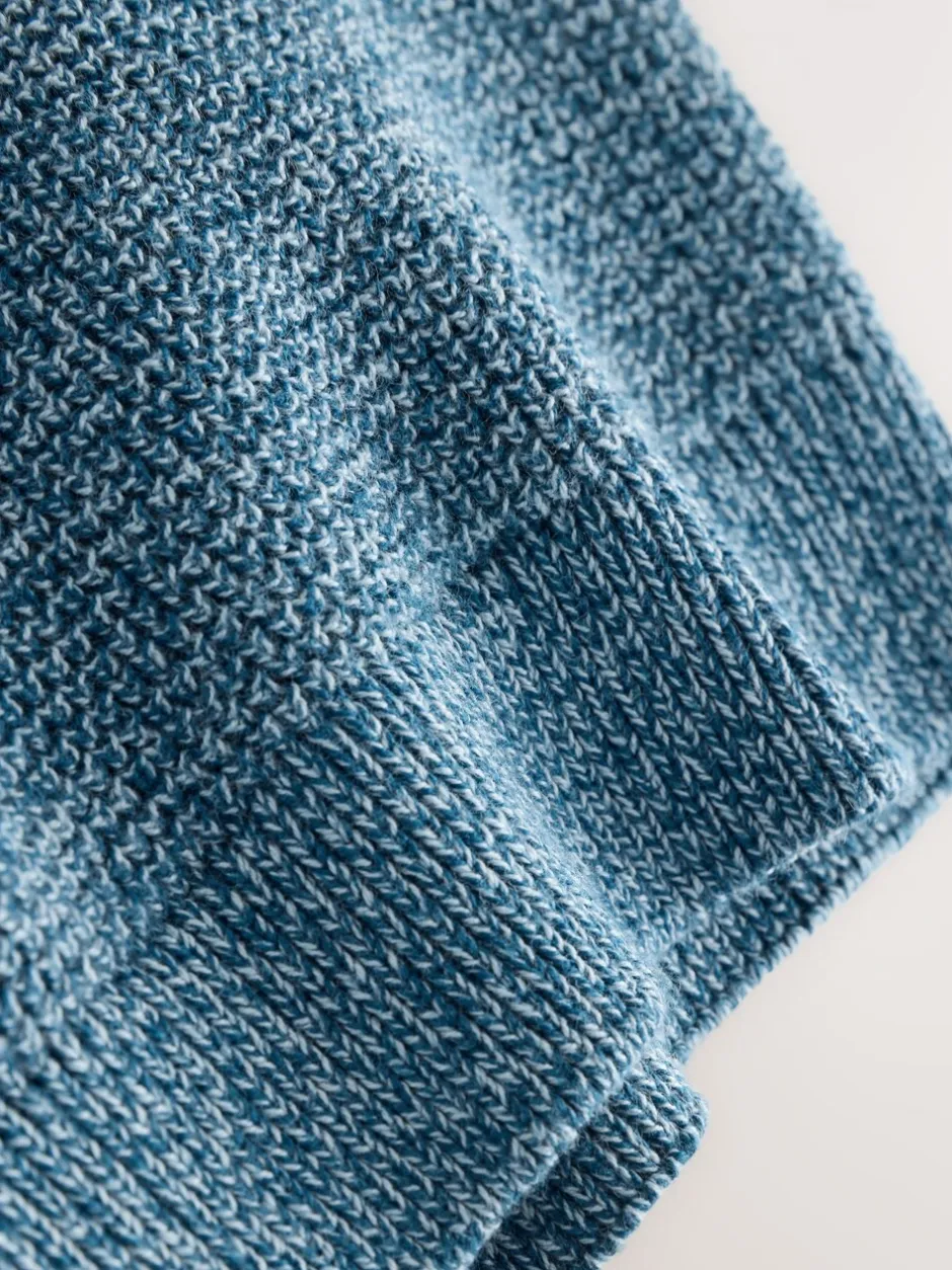 Truien En Breisels*Next - Textured Zip Through Knitted Cardigan (3-16yrs) Blauw