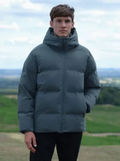 Jassen En Jacks*Next - ThermoGen regenbestendige gewatteerde Jack Blauw