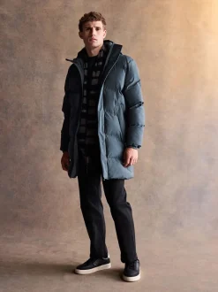 Jassen En Jacks|Next - ThermoGen regenbestendige gewatteerde Jack Blauw