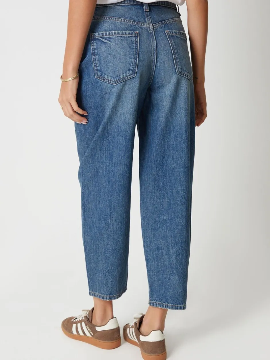Jeans*Threadbare - jeans met ruime rechte pijpen Blauw