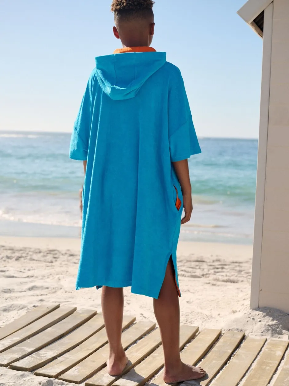 Badkleding|Next - Towelling Poncho (3-16yrs) Blauw