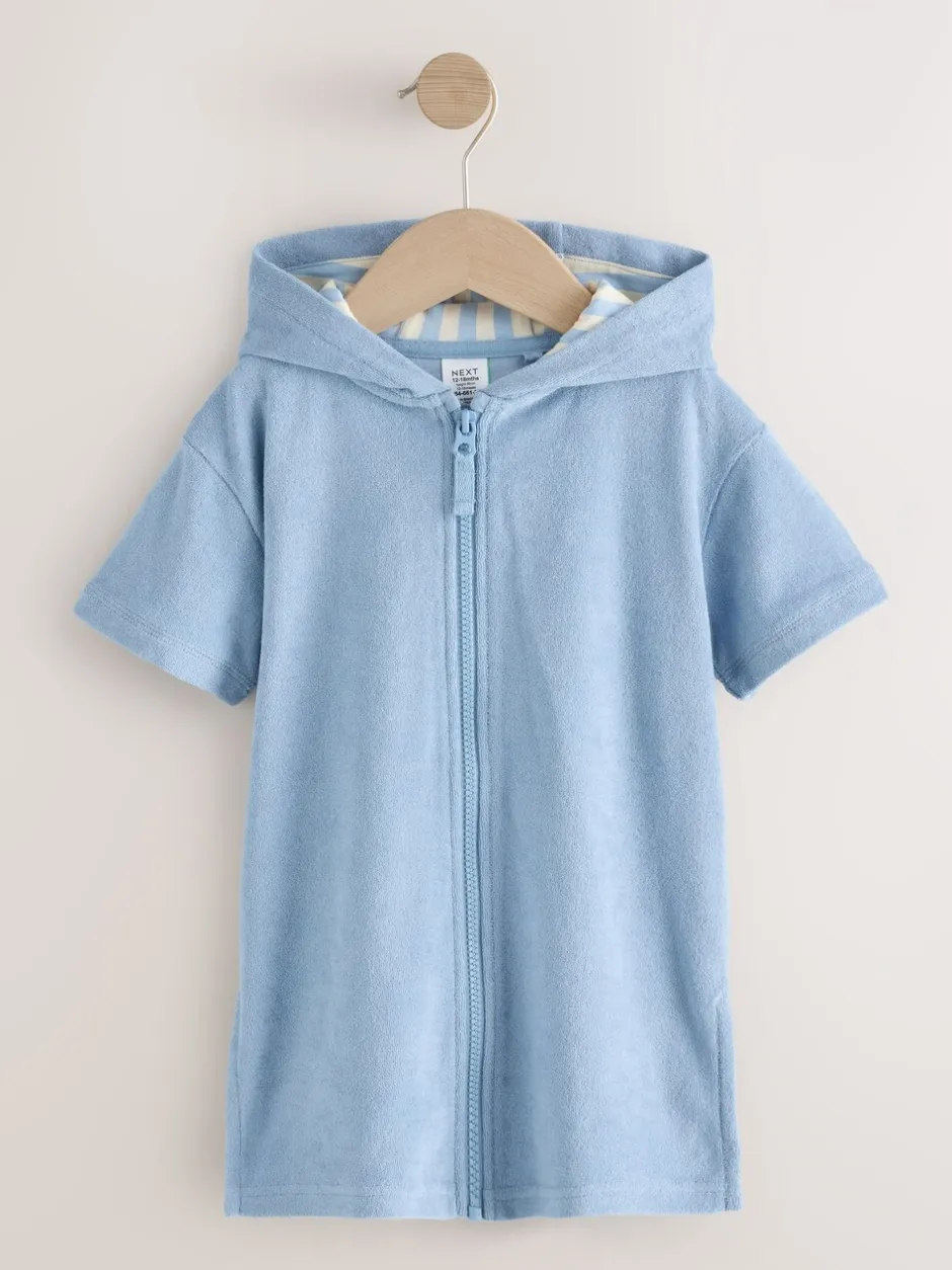 Badkleding|Badkleding*Next Blauw - Towelling Zip Through Cover-Up (3mths-7yrs)