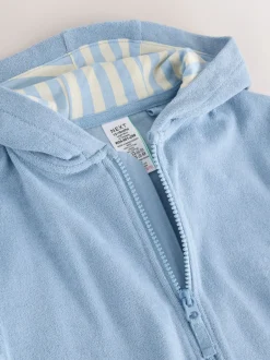 Badkleding|Badkleding*Next Blauw - Towelling Zip Through Cover-Up (3mths-7yrs)