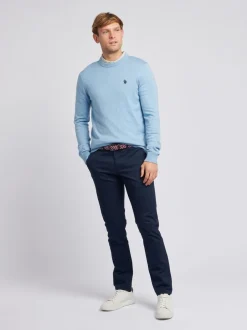 Formele Broek*U.S. Polo Assn Blauw - . Mens Classic Chinos Trousers