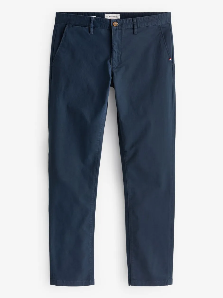 Formele Broek*U.S. Polo Assn Blauw - . Mens Classic Chinos Trousers