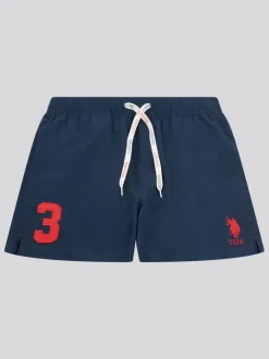 Badkleding*U.S. Polo Assn - . Player 3 zwemshorts voor heren Blauw