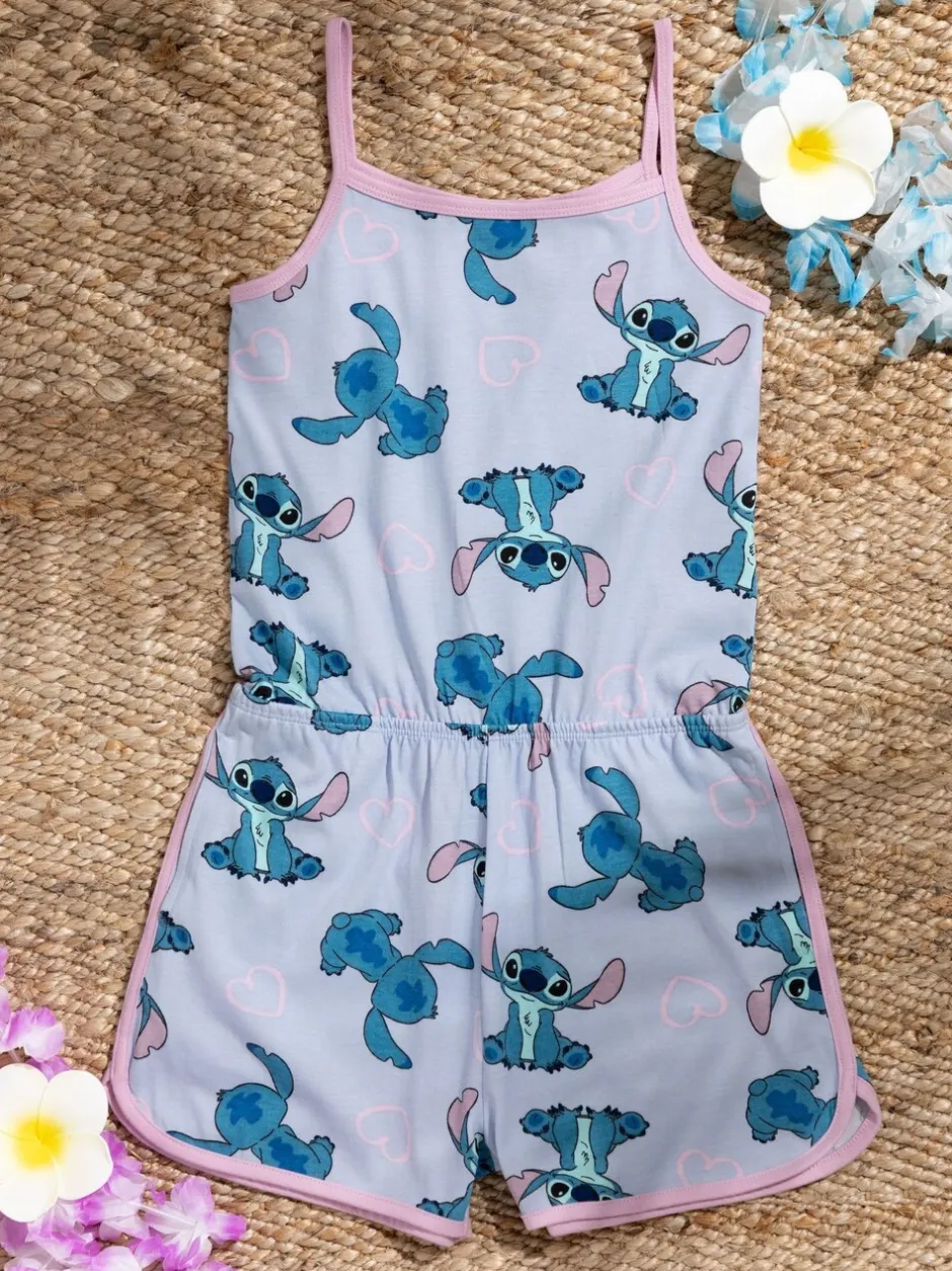Jumpsuits En Playsuits*Vanilla Underground - Disney Stitch mouwloos speelpakje voor meisjes Blauw