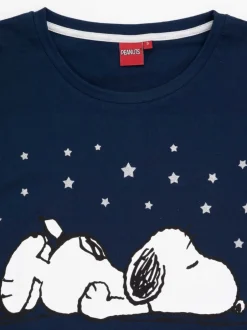 Pyjama's|Loungewear|Vanilla Underground Blauw - Snoopy Korte Broek Pyjama's Set