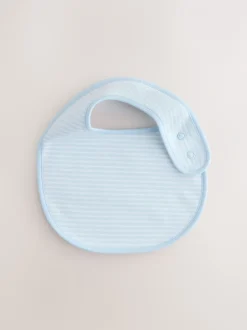 Slabbetjes|Next Blauw - Verpakking met 3 babyslabbetjes