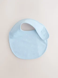 Slabbetjes|Next Blauw - Verpakking met 3 babyslabbetjes