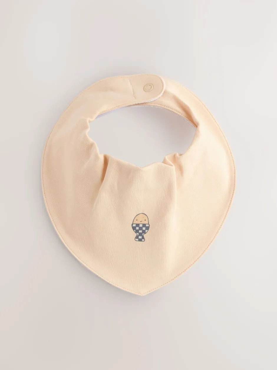 Slabbetjes*Next Blauw - Verpakking met 5 babyslabbetjes