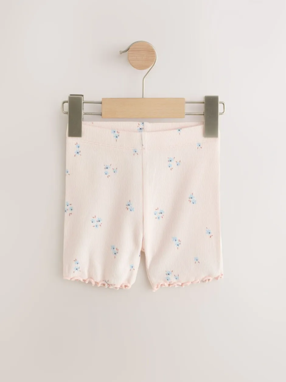 Shorts|Shorts En Rokken*Next Blauw - Verpakking van 5 geribbelde shorts (3 mnd - 7 jr)