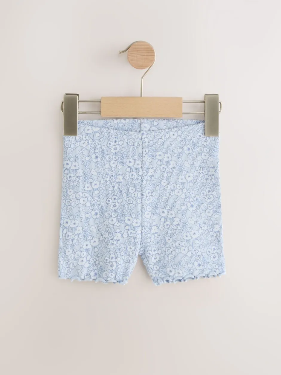 Shorts|Shorts En Rokken*Next Blauw - Verpakking van 5 geribbelde shorts (3 mnd - 7 jr)