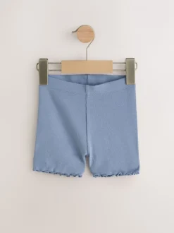 Shorts|Shorts En Rokken*Next Blauw - Verpakking van 5 geribbelde shorts (3 mnd - 7 jr)