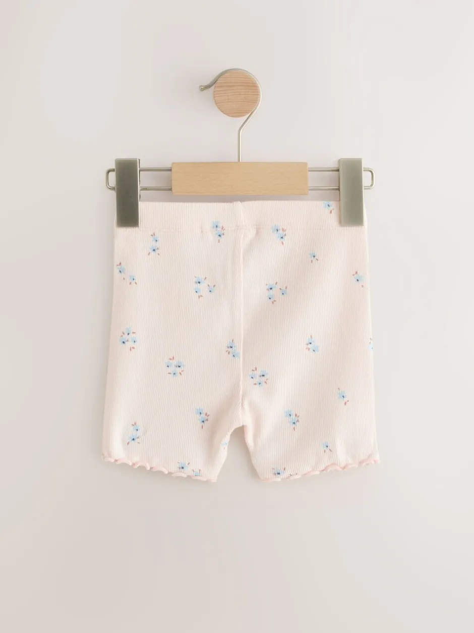 Shorts|Shorts En Rokken*Next Blauw - Verpakking van 5 geribbelde shorts (3 mnd - 7 jr)