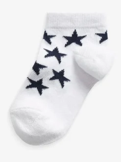 Sokken*Next Blauw - Verpakking van 7 paar sneakersokken met hoog aandeel katoen