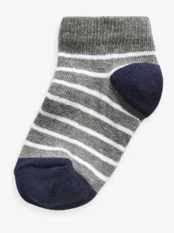 Sokken*Next Blauw - Verpakking van 7 paar sneakersokken met hoog aandeel katoen