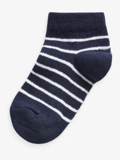 Sokken*Next Blauw - Verpakking van 7 paar sneakersokken met hoog aandeel katoen