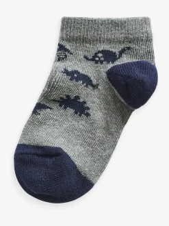 Sokken*Next Blauw - Verpakking van 7 paar sneakersokken met hoog aandeel katoen