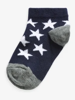 Sokken*Next Blauw - Verpakking van 7 paar sneakersokken met hoog aandeel katoen