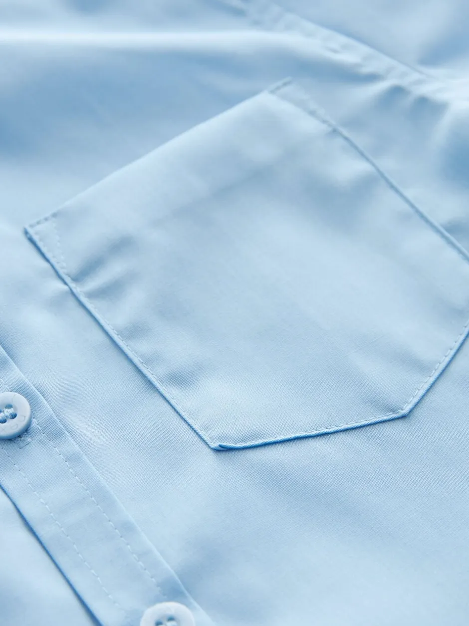 Shirts*Next - Verpakking van 2 schooloverhemden met korte mouwen (3-17jr) Blauw