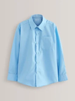 Shirts*Next - Verpakking van 2 schooloverhemden met lange mouwen (3-17jr) Blauw
