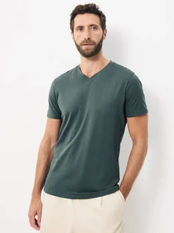 Ondergoed|Ondergoed*Next - Verpakking van 5 slim-fit 100% katoenen T-shirts met V-hals en laagjes Blauw