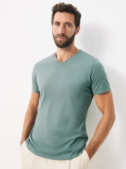 Ondergoed|Ondergoed*Next - Verpakking van 5 slim-fit 100% katoenen T-shirts met V-hals en laagjes Blauw