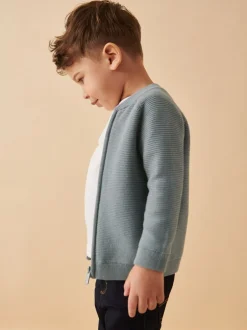 Truien En Breisels|Truien En Breisels*Next Blauw - Vest met ritssluiting (3 mnd-7 jr)