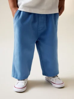 Broeken En Chino's*Next Blauw - Wijde broek met elastische taille (3mnd-7jr)