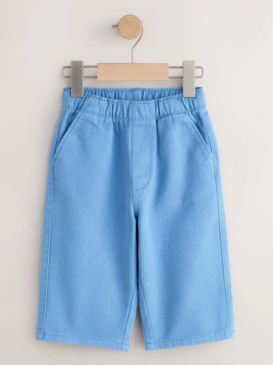 Broeken En Chino's*Next Blauw - Wijde broek met elastische taille (3mnd-7jr)