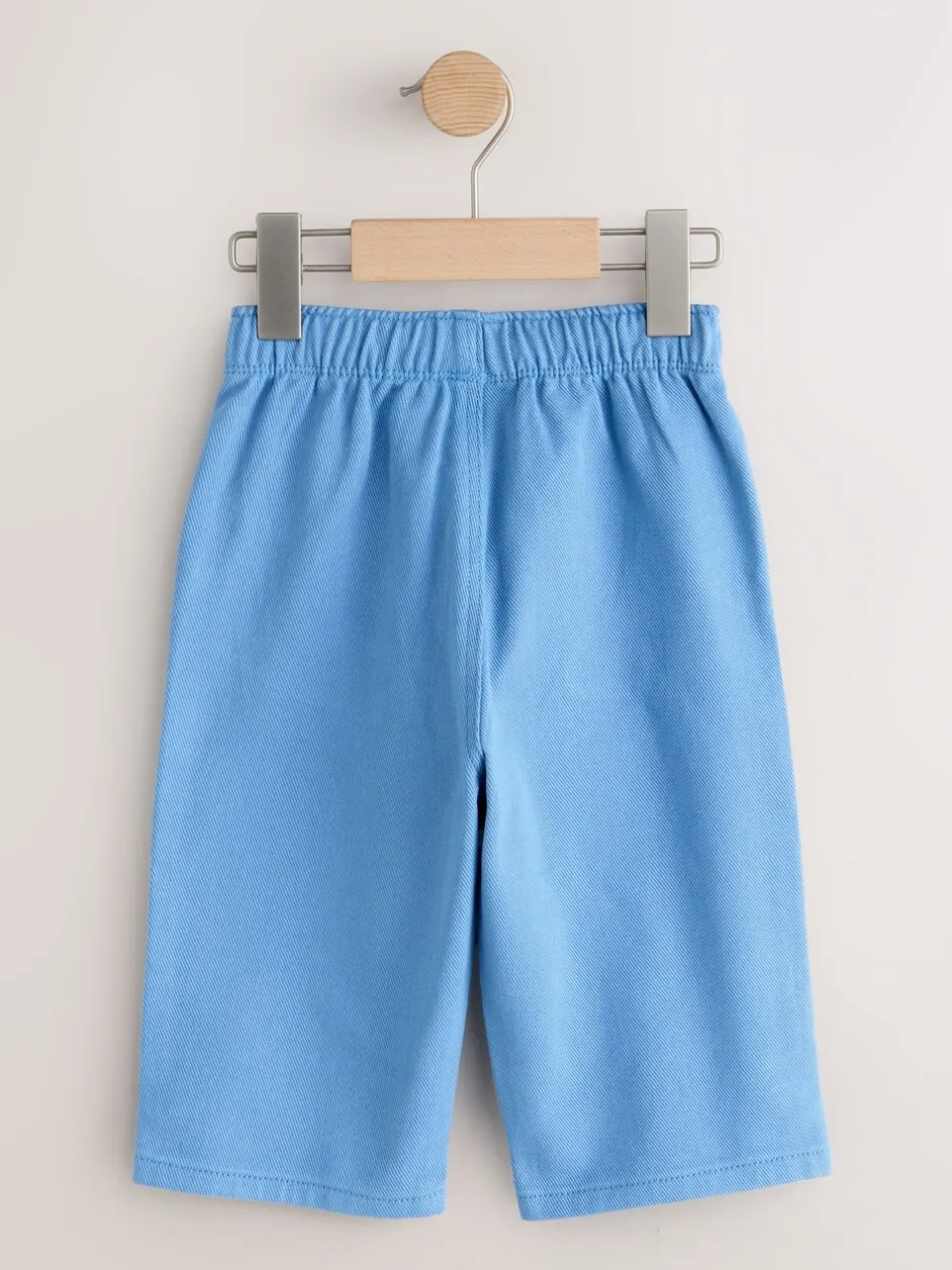 Broeken En Chino's*Next Blauw - Wijde broek met elastische taille (3mnd-7jr)