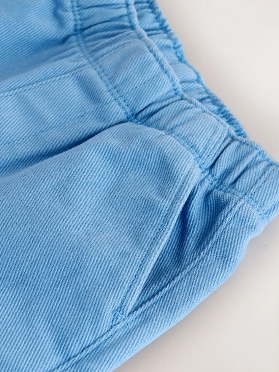 Broeken En Chino's*Next Blauw - Wijde broek met elastische taille (3mnd-7jr)