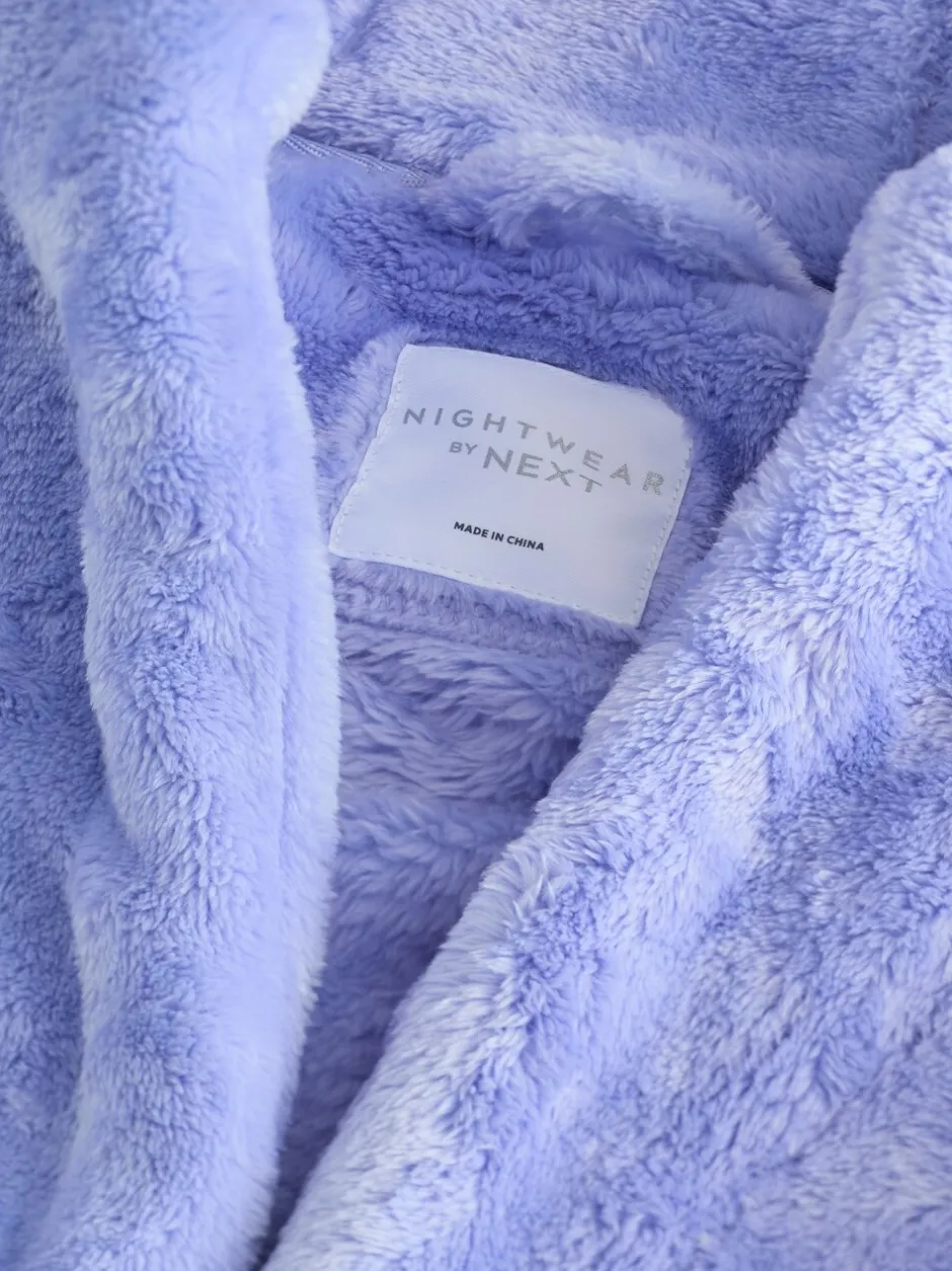 Kamerjassen*Next - Zacht aanvoelende fleece kamerjas (9 mnd-16 jr) Blauw