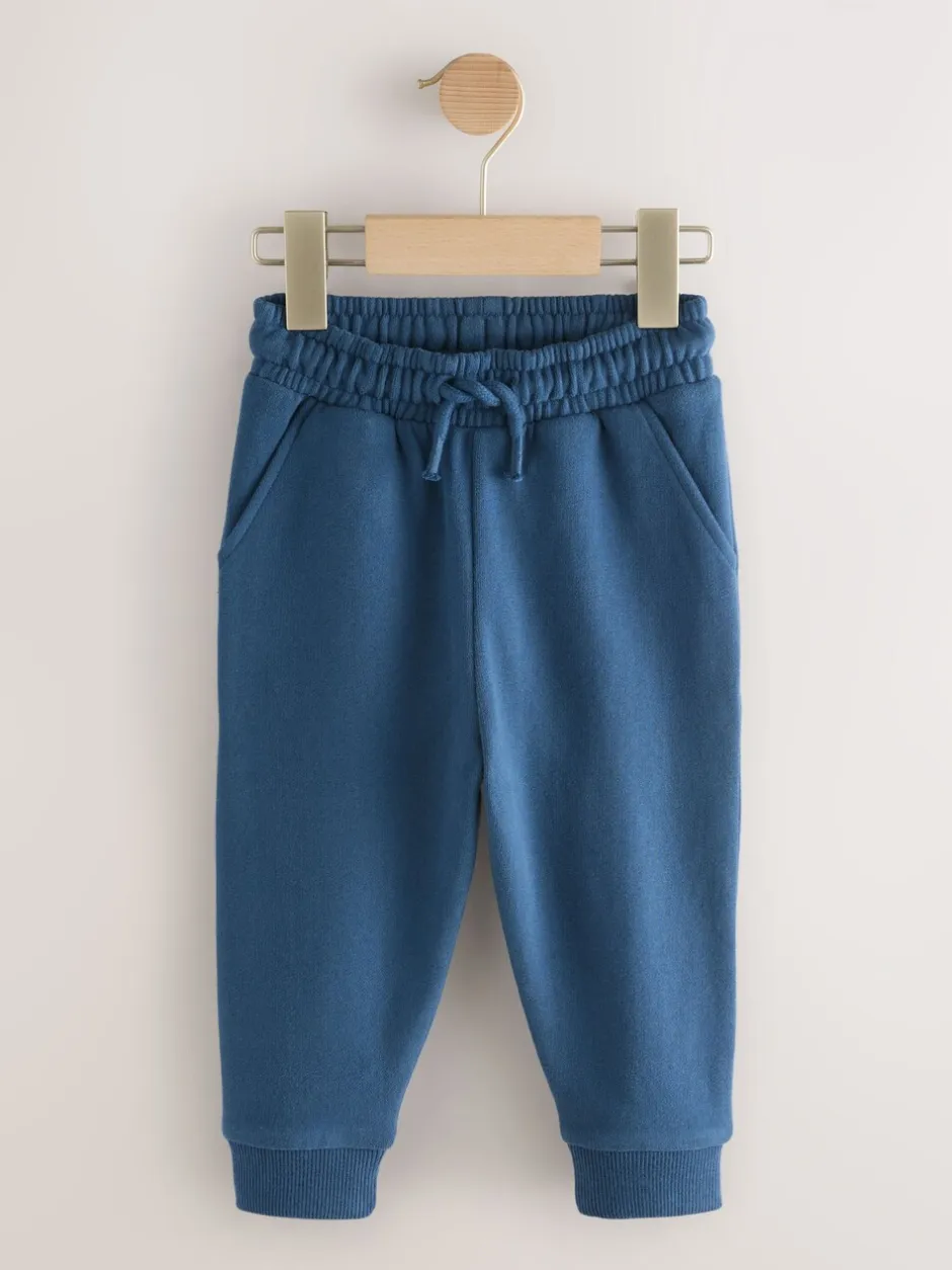 Jeans En Joggingbroeken|Next Blauw - Zacht aanvoelende jersey joggingbroek (3 mnd-7 jr)