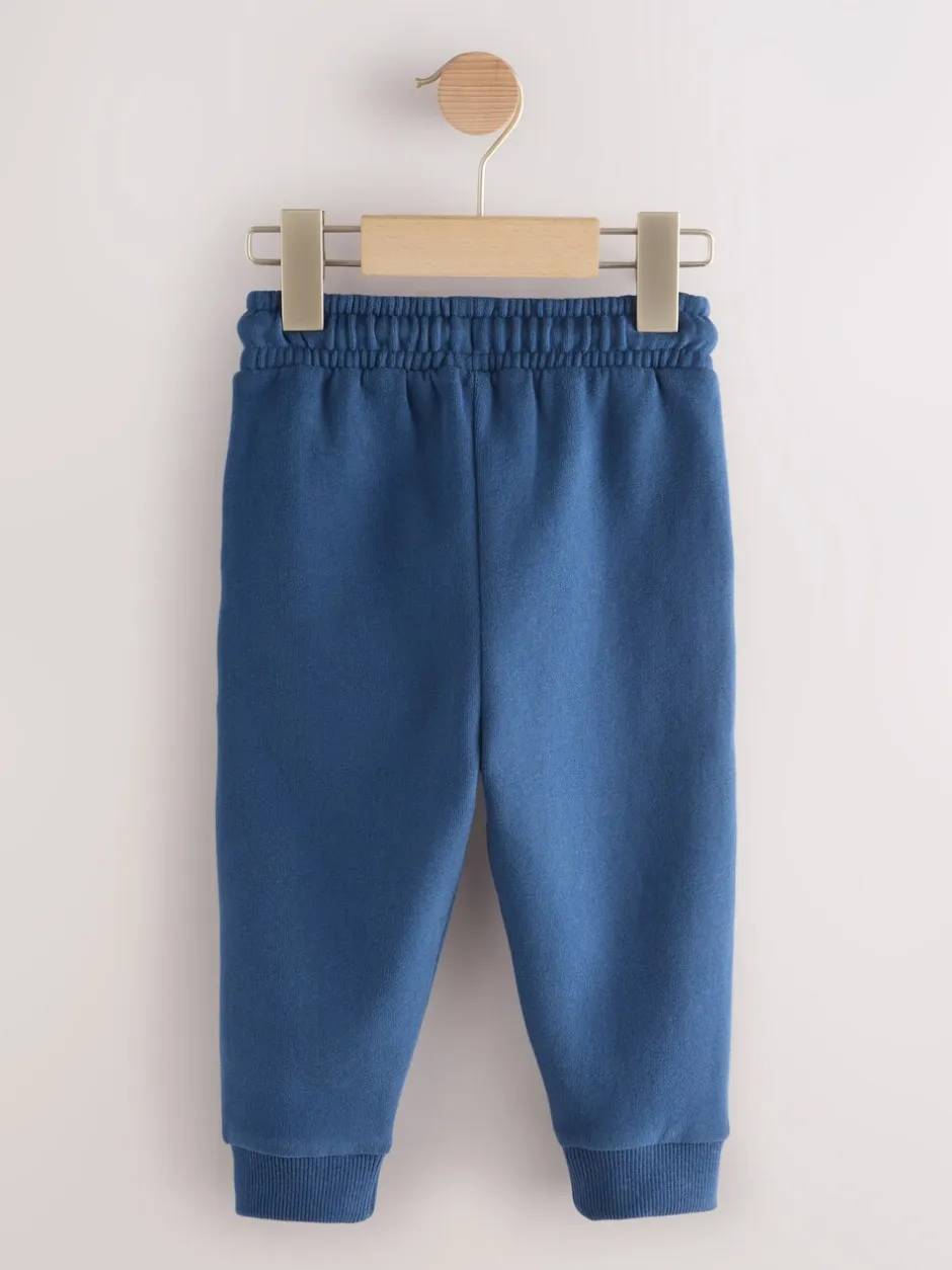 Jeans En Joggingbroeken|Next Blauw - Zacht aanvoelende jersey joggingbroek (3 mnd-7 jr)