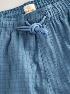 Badkleding*Next Blauw - Zwembroek met wafeltextuur