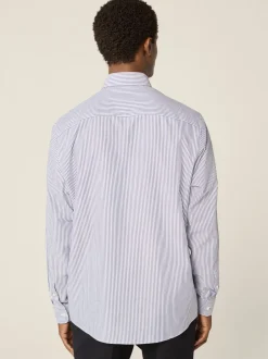 Shirts*Next Blauw Bengaals - Strijkvrij Oxford overhemd met knopen