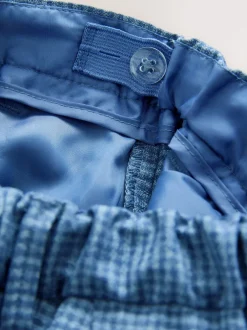 Kostuums En Herenvesten*Next Blauw geruit - Set van blazer, overhemd, broek en vlinderdas (3 mnd - 9 jr)
