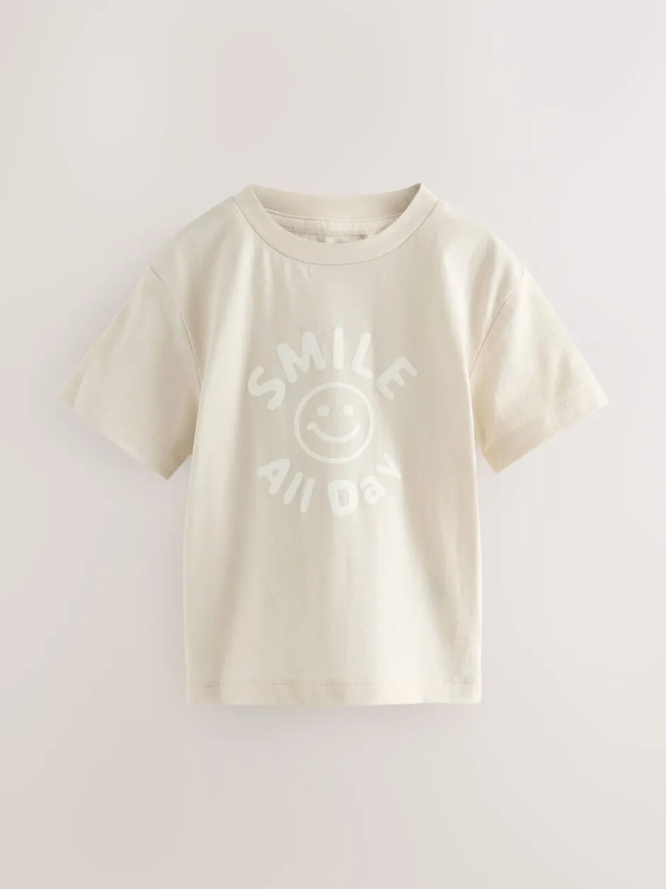 Shirts*Next - Set van T-shirt en shirt met lange mouwen (3mnd-7jr) Blauw geruit