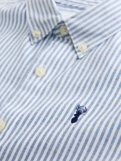 Shirts*Next Blauw gestreept - Oxford overhemd (3-16 jr)