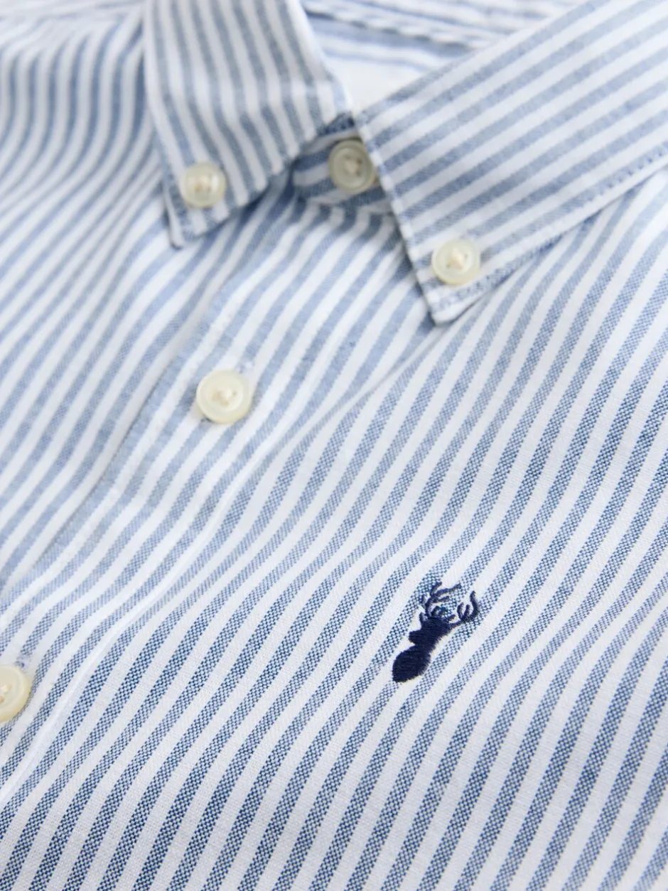 Shirts*Next Blauw gestreept - Oxford overhemd (3-16 jr)