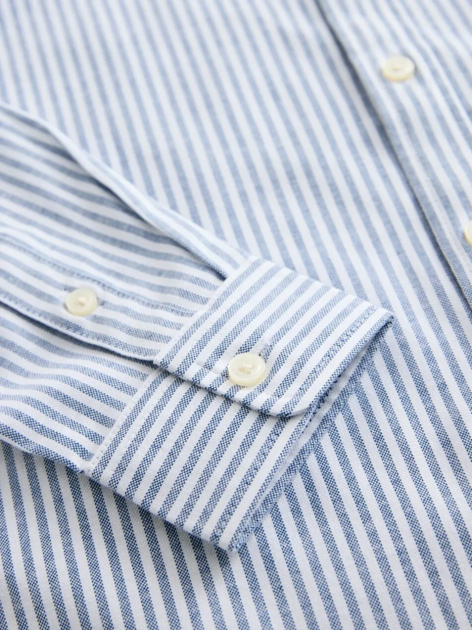 Shirts*Next Blauw gestreept - Oxford overhemd (3-16 jr)