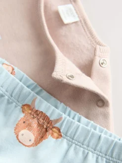 Sets En Combisets|Truien En Breisels*Next - Set met baby-sweatshirt en legging (0mnd-3jr) Blauw Hamish