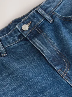 Jeans*Next - Barrel Fit - Vintage wash denim jeans Blauw Klassiek Vintage