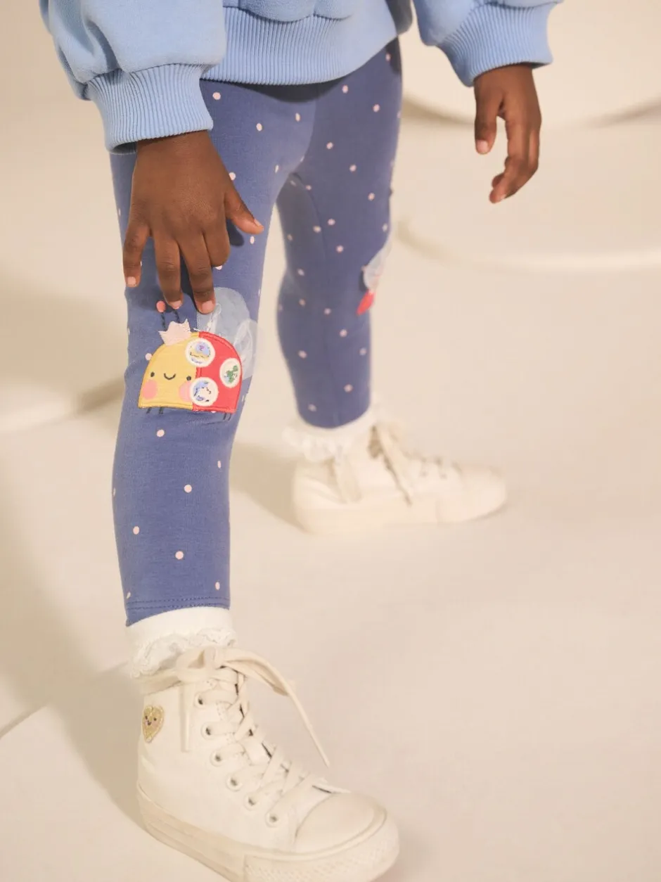 Broeken En Leggings*Next - Versierde leggings (3 mnd-7 jr) Blauw lieveheersbeestje